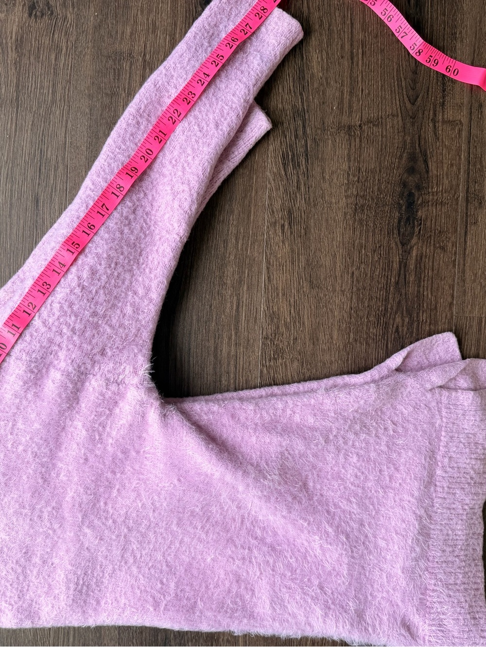 Dreamy pink fuzzy knit sweater—ultra-soft, cozy & effortlessly chic! - Picture 9 of 9
